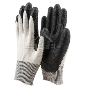 아운 기린 13G 검정 흑반코팅 장갑 100켤레 아운반코팅 흑코팅 안전목장갑