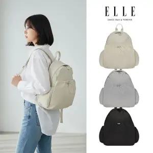[엘르] 여성 캐주얼 여행용 나일론 백팩 네아