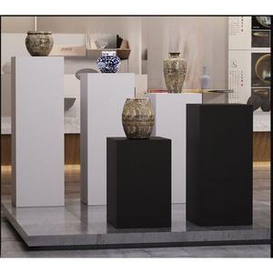 전시다이 전시회 부스 스탠드 진열대 화이트 30x30x70cm 플랫폼 오브제 스튜디오 전시대