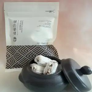 [이에 달라붙지 않는] 백리당 50년 전통 고소하고 맛있는 검은콩엿 건강한 전통간식 선물용 엿 80g X 5개 1세트