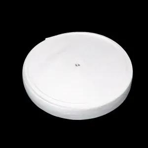 납작 넓은 대용량 고무줄 허리밴드 화이트 3cm x 40m