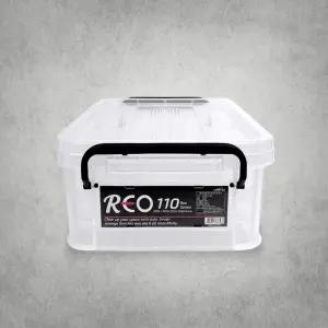 신한리빙 레오박스 110호 11L 수납 정리함 플라스틱 투명 리빙박스 네오박스