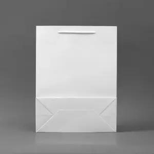 무지 10p 세로형 19x26cm 흰색 쇼핑백 종이백 무지쇼핑백 종이쇼핑백 종이가방 종이봉투