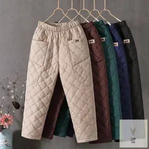 기모바지 여성누빔바지 엄마겨울바지 어머니바지 엄마옷 할머니바지 여성바지 엄마패딩바지