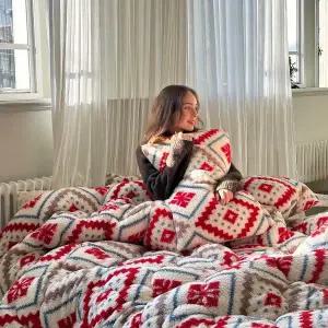 [기절베개]홈랩 헬싱키 따뜻한 양털형 극세사 차렵이불 베개커버세트 SK