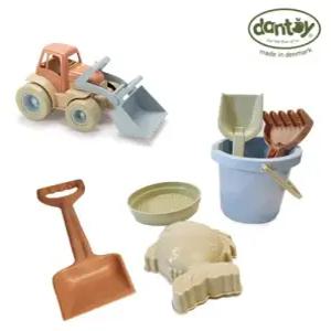 댄토이 바이오 모래놀이 바닷가 세트와 트랙터 친환경 장난감