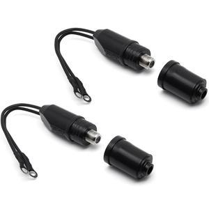 서프 터틀 2pcs TV 안테나 커넥터 UHF/VHF/FM 모델 TV 컨버터 300옴 ~ 75옴 동축 케이블 매칭 변압기