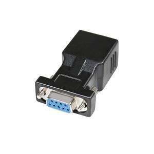 표준 9핀 RS-232 장치와 호환되는 DTECH DB9 ~ RJ45 직렬 어댑터 RS232 암형 ~ RJ-45 암형 이더넷 컨버터