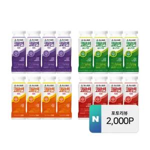 파스퇴르 쾌변 요구르트 150ml 4종 16개 기획 (사과+포도+골드키위+ABC)