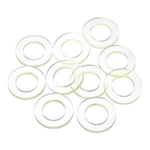 uxcell 10Pcs PU 플랫 와셔, 30mm OD 18mm ID 2mm 두꺼운 원형 폴리우레탄 플랜지 밀봉 개스킷 스페이서 산업용 전기 기기 파이프용