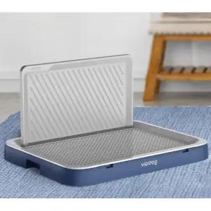 대형 블루 마킹 변기 애견 화장실 수컷 반려견 벽가림 배변판 특대형 훈련 세트