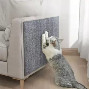 고양이 스크래처 보호패드 접착식 긁힘방지 매트 부착형 소파 벽 보호 부직포 폴리에스터 소재