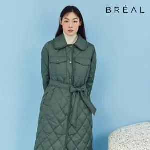 [브리엘]다이아몬드 퀼팅 덕 다운 코트