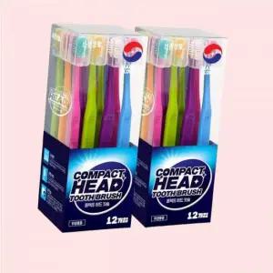 바른생활 얇은헤드 칫솔 초극세모 12입+12입 4306491