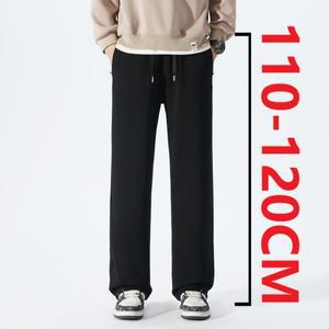 25s 새로운 가을 겨울 190 키 큰 남성용 엑스트라 롱 120cm 길이 바지 신축성있는 허리 다목적 스포츠 바지