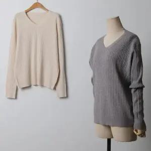 [하프클럽/]빅사이즈 512 캐시미어V꽈배기니트티 DAPJ356