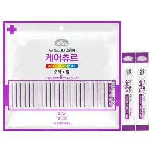 강아지 츄르 데이스포 케어츄르 오리+닭(관절건강) 30p