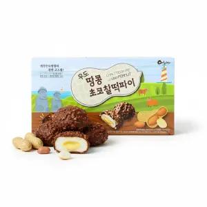 제주 우도 땅콩 초코 찰떡파이(36gx10개)360g