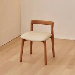 [런칭혜택가] 로사 PU 원목 식탁 보조 의자 스툴 DF927580