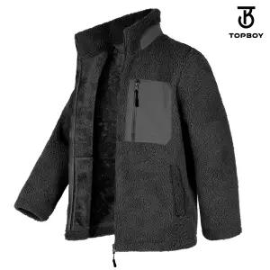 양털 하이넥 양면 기모 플리스 자켓 (WPA001)