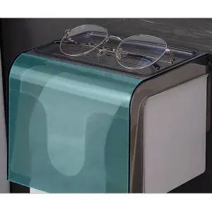 방수효과 무타공 심플 부착식 매립형 휴지걸이 화장실선반 화장지케이스