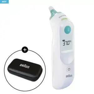 브라운 체온계 IRT-6030 보관케이스+필터21개 포함 신생아 아기체온계