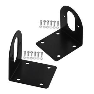 CATIEBYE 2pcs 모터 고정용 블랙 DC 모터 브래킷 전기 드릴 베이스 DIY 자동차 및 취미 프로젝트를 위한 안정성 향상 간단한 설치
