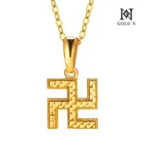 골드앤 순금 24K 컷팅 만자 목걸이 소