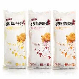 설빙 미니붕어빵 (팥+슈크림+피자) 375g 총3개