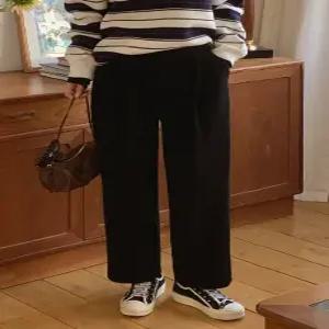 MADE 사방스판 히든밍크 밴딩 슬랙스 (one color)