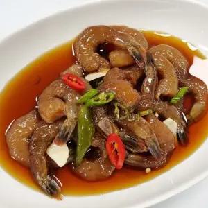 여수 짜지 않은 간장 깐새우장 500g x 2개