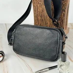 [하프클럽/]미니 데이 남성 가죽 기본 크로스백 숄더백 고급 데일