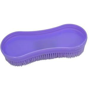 내구성이 뛰어난 플라스틱 칫솔이 포함된 말 그루밍 키트용 인트레피드 인터내셔널 매직 호스 브러시 그루밍용 라이트 퍼플