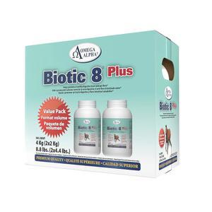 말용 오메가 알파 바이오틱 8 플러스 8.8파운드 2 X 4.4파운드