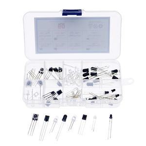 IR LED 발광 다이오드 정렬 키트  송신기 리시버 적외선 램프 이미터  포토 트랜지스터  3mm 5mm 850  940n