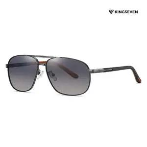 TAC 고급 편광렌즈 남성 패션 보잉 선글라스 틴트블랙