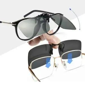 안경위에 끼는 편광 클립 선글라스 클립온 파우 GWM