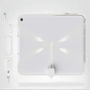 dmb안테나 고이득 디지털 TV 안테나 - 4K DTV 박스 5000마일 부스터 액티브 내장형 HD 평면 디자인