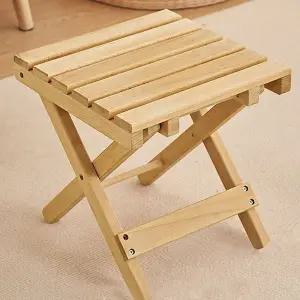 2p 원목의자 세트 접이식 우드 선반 나무 의자 (WFJPQPO)