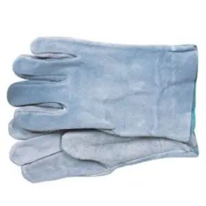 내열 안전 작업용 장갑 용접 글러브 가죽 작업장 보호 (WFJ5BZU)