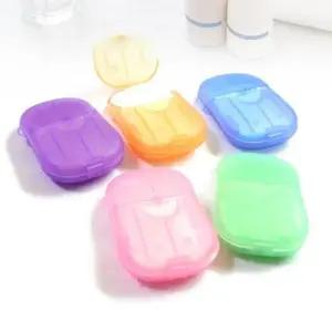 판촉물 답례품 휴대용 여행용 일회용 종이 비누 20매 (WFK3T6T)