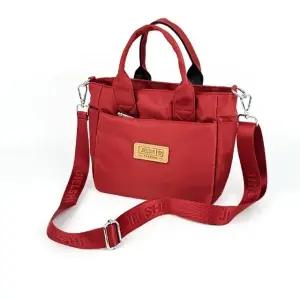 크로스백 토트 손가방 데일리 크로스 가방 여성 와인 (WFK438P)