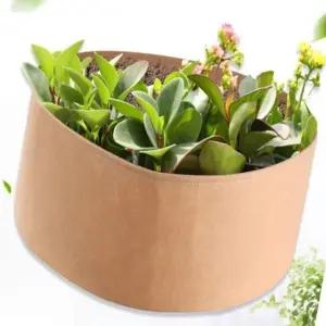 부직포 화분 중형 텃밭 상자 베이지 색상 정원 플랜트박스 가드닝 용기 (WFJ5T5H)