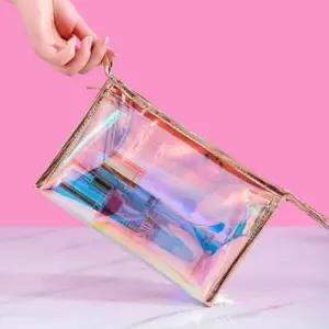 투명파우치 화장품 고급 소형 백인백 파우치 삼각형 (WFJPVZX)