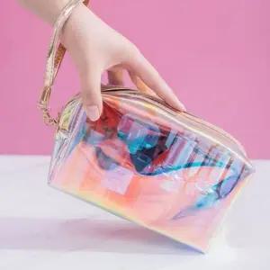 투명파우치 화장품 고급 소형 백인백 파우치 사각형 (WFJPVZY)