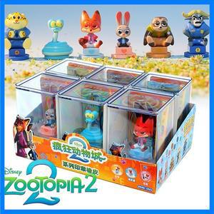 인기 영화 주토피아 2 스탬프 지우개 피규어 시리즈 - 닉 주디 게리 캐릭터 애니메이션 상품 문구류 장난감
