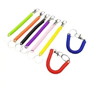 컬러 키링 체인 스트랩 고리 열쇠고리 분실 방지용 소품 (WFJ5U2Q)