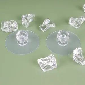 투명 부착형 선반 문 손잡이 서랍장 창문용 부착 (WFJ6UQU)