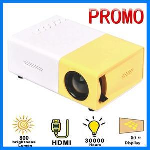 프로젝터 업그레이드 버전 1000 루멘 320x240P HDMI 호환 USB YG300 오디오 홈 미디어 플레이어 프로젝터