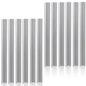 블루루 12개 1인치 x 1 /8인치 알루미늄 앵글 6063 스톡 바 코너 트림 길이 12인치 두께